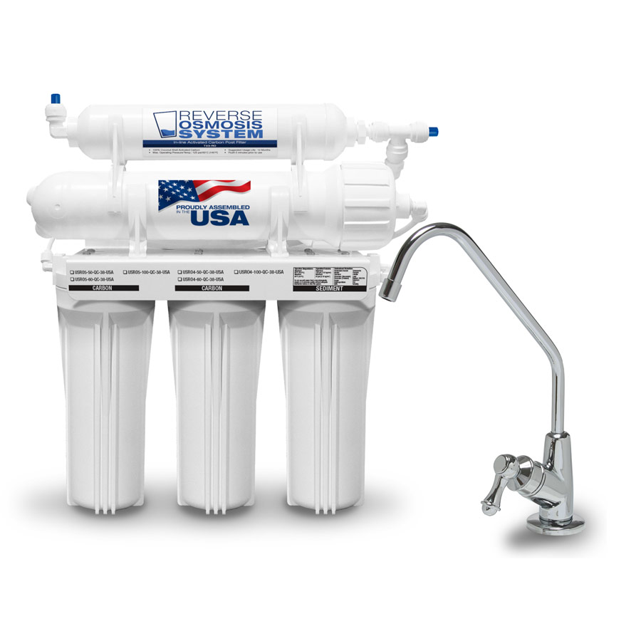 5 Stage Reverse Osmosis System - USRO4-50-JG